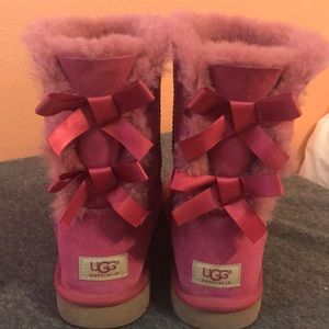 UGG Bailey Bow Boot (pink)